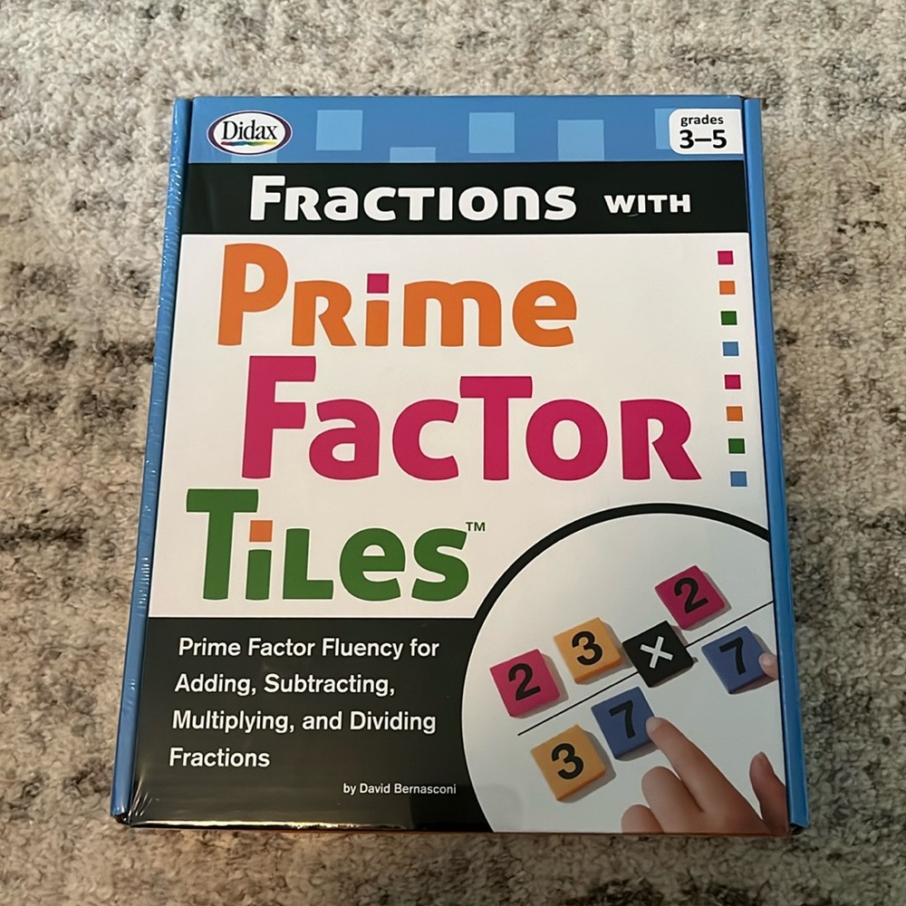 Fractions with Prime Factor Tiles Set Never Opened